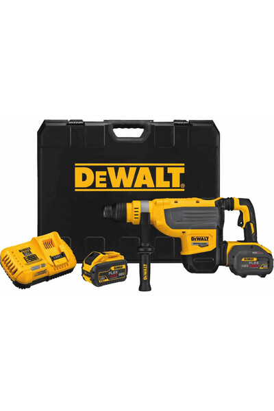 Dewalt DCH481X2 Κρουστικό Σκαπτικό Πιστολέτο Brushless 54V 2x9Ah με Υποδοχή S...