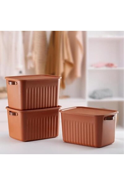 Yıldızan nry shop 1 قطعة صندوق منظم بغطاء، صندوق تخزين مزخرف، منظم (35 سم * 2...