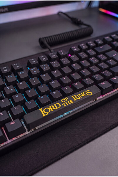 Makerpax Yüzüklerin Efendisi Temalı Spacebar Keycaps 6.25U - Cherry MX Uyumlu Mekanik Klavye Boşluk Tuşu