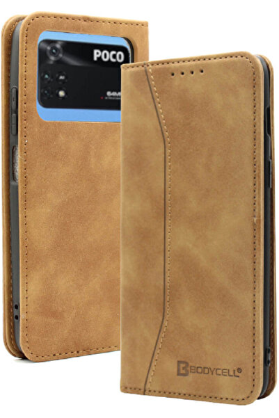 Bodycell Θήκη - Πορτοφόλι Xiaomi Poco M4 Pro 4G - Brown