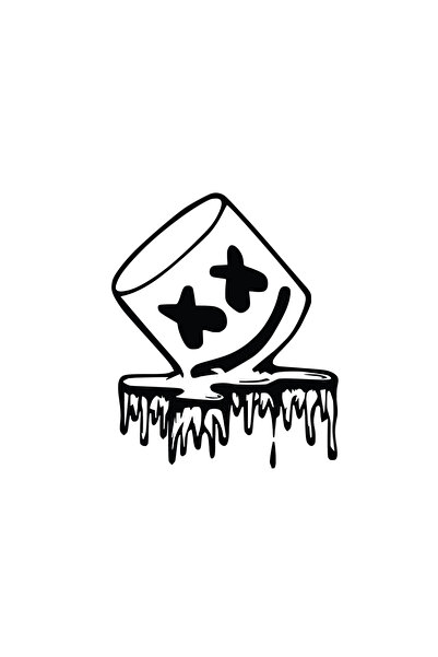 Amo-Stickers Sticker Auto Marsh Head 30cm Argintiu