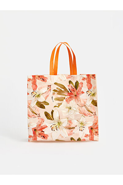 LC Waikiki Trendlucky Floral Shopping Bag with Difference
