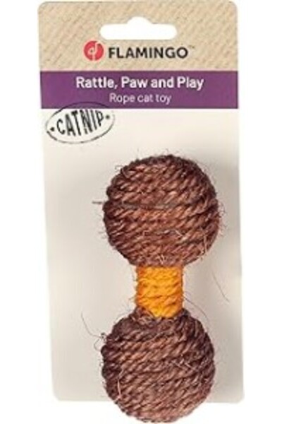 Flamingo Fl Ct Justo Wicker Dumbbell Toy