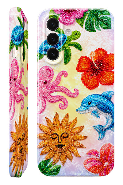 WANNA PROTECT Samsung A26 Sea Summer Protect Slim Parlak Tam Kaplayan Baskı K...
