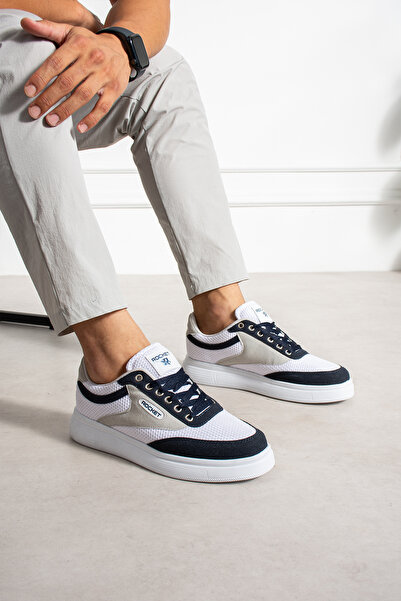 ROCKET Men's Sneaker Knitwear Daily Light Sole Lace-Up Sports Shoes 409