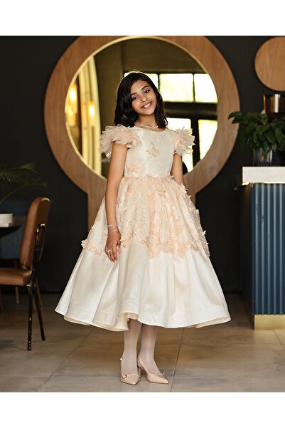 JO FASHION Eva Dress |   Shiny Elegance for Your Little One