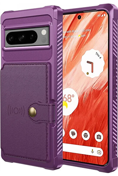 HappyCase 3 σε 1 - Θήκη Σιλικόνης με Ενσωματωμένο PU Πορτοφόλι - Google Pixel...
