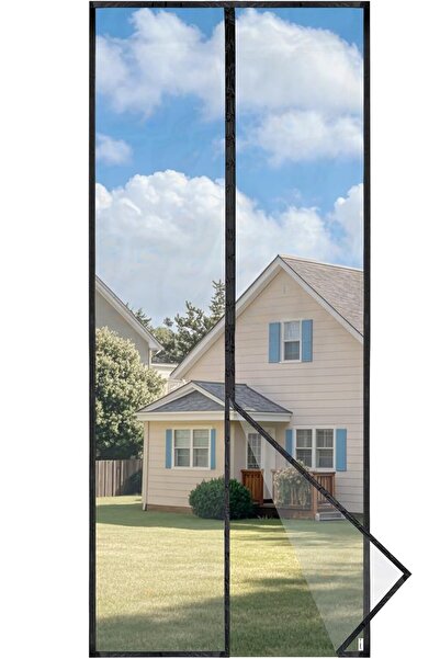 Ayawaska Plasa anti-tantari pentru usa cu magnet 210x100 cm, protectie eficie...