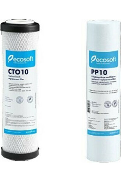 ECOSOFT Ανταλλακτικό Φίλτρο Νερού Αντίστροφης Όσμωσης Ενεργού Άνθρακα 10 " 2 ...