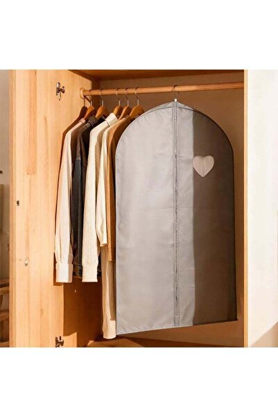 Danube Home Velora Garment Bag 60x120cm Grey Clothes Cover Suit Storage Trave...