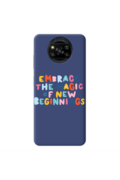 Other Xiaomi Poco X3 /X3 Pro Embrace Dark blue Colored Silicone TPU Θήκη