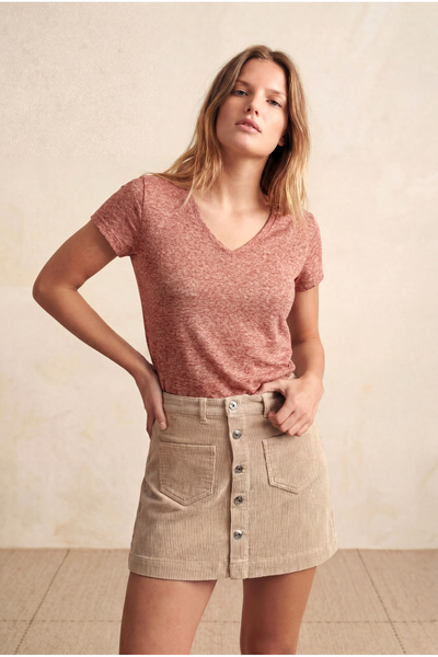 WESTMARK LONDON Women's Coral Melange Viscose / Polyester Blended Regular Fit...