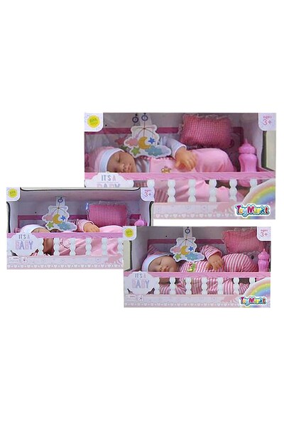 ToyMarkt Ξαπλωμένο Μωρό 35εκ. Μπαταρία 36x20x12εκ. 98213