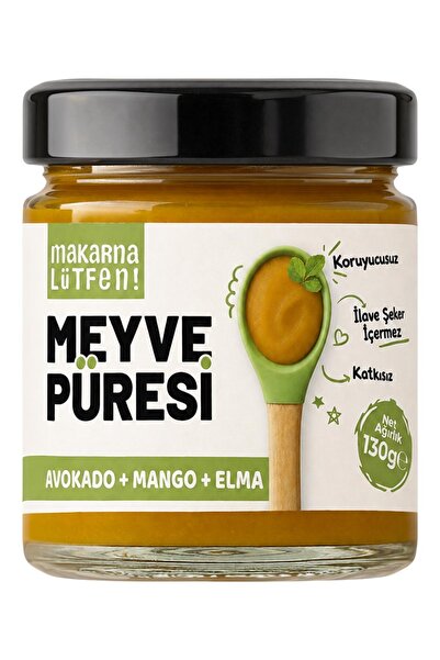 Makarna Lütfen Meyve Püresi (Avokado-Mango-Elma) - 130 g