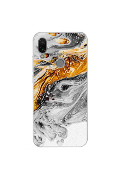 Other Xiaomi Redmi Note 7 Marble gray Patern Transparent Silicone TPU Θήκη