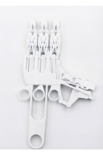 ARCANIUM Mechanical Robot Hand, Movable Catching Fun Pinching Claw (White)