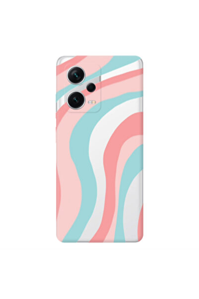 Other Xiaomi Redmi Note 12 5G Colored lines Transparent Silicone TPU Θήκη
