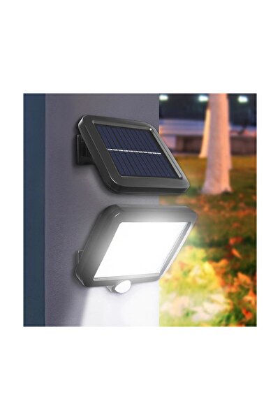Pretify 120 Cob LED Solar Panel Güneş Enerjili 3 Mod Duvar Lambası