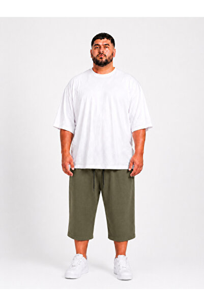 Limitless Wear Erkek Büyük Beden Şort 3XL-6XL Rahat Kesim Diz Altı Günlük Şort