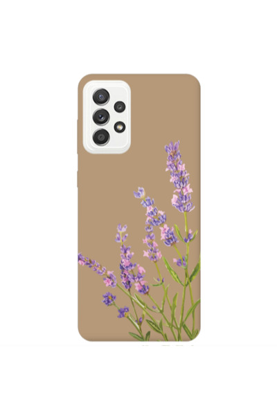 Other Samsung A52 Flowers 8 Brown Colored Silicone TPU Θήκη