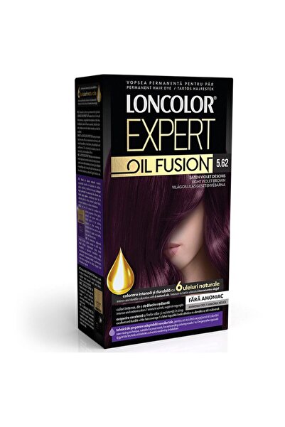 Loncolor Vopsea pentru Par, Expert Oil Fusion, 5.62 Saten Violet Deschis