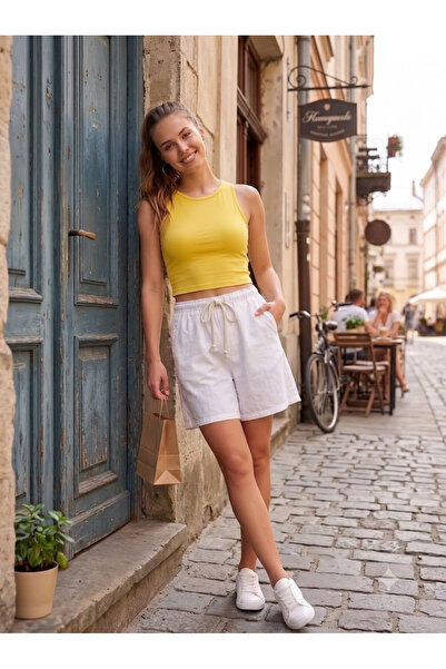 MUG collection Shorts & Bermudas - White - Elastic