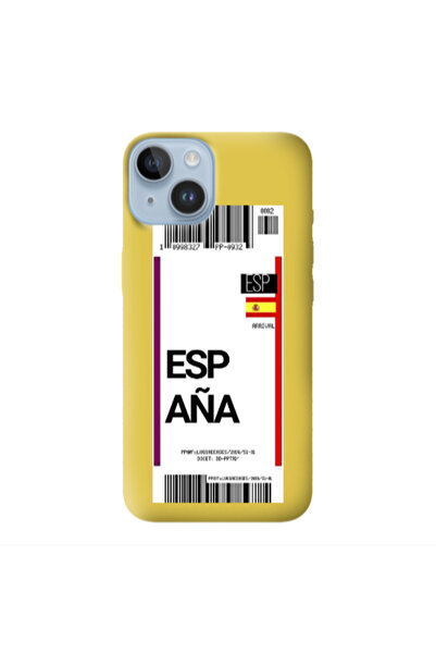 Other Apple iPhone 14 Plus Espana Arrival Yellow Colored Silicone TPU Θήκη