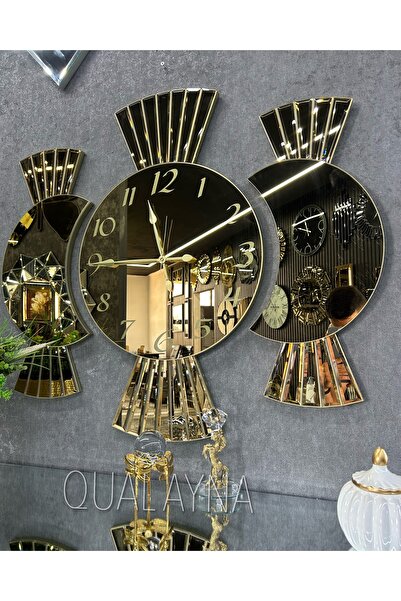 QUAL 3’lü Galaksi Model Aynalı Saat Set