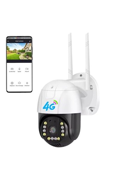 LONDEMM SIM 4G Full HD 1080P 3MP PTZ Камера за видеонаблюдение с управление ч...