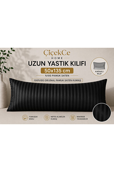 Çiçekce Home evinize renk katar Yastık kılıfı Uzun yastık kılıfı 50x135 cm pa...