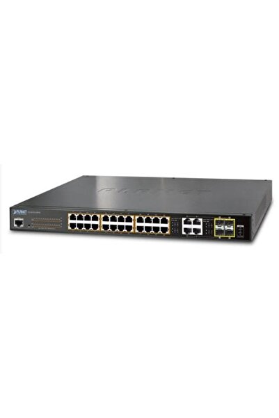 Planet GS-4210-24P4C Switch Gigabit, 24 porturi PoE, 4 x SFP