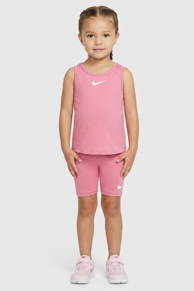 Nike Toddlers Girl 2 Pieces Sleeveless Outdoor Top And Shorts Set, Pink
