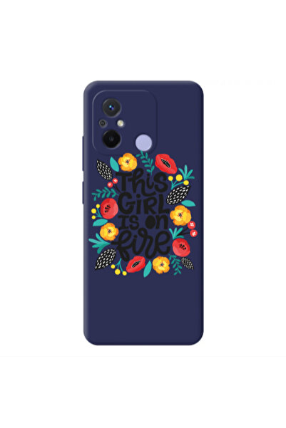 Other Xiaomi Redmi 12C This Girl Dark blue Colored Silicone TPU Θήκη