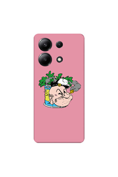 Other Xiaomi Redmi Note 13 4G Popeye Pink Colored Silicone TPU Θήκη