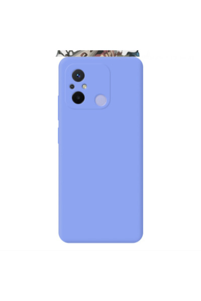 Other Xiaomi Redmi 12C Ha Ha Ha Light Purple Colored Silicone TPU Θήκη