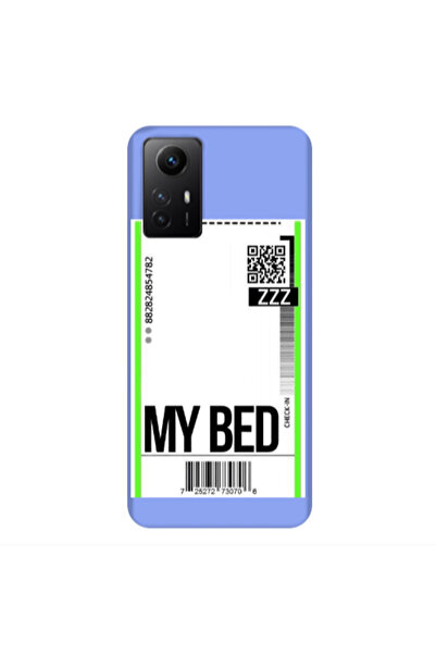 Other Xiaomi Redmi Note 12s My Bed ZZZ Light Purple Colored Silicone TPU Θήκη