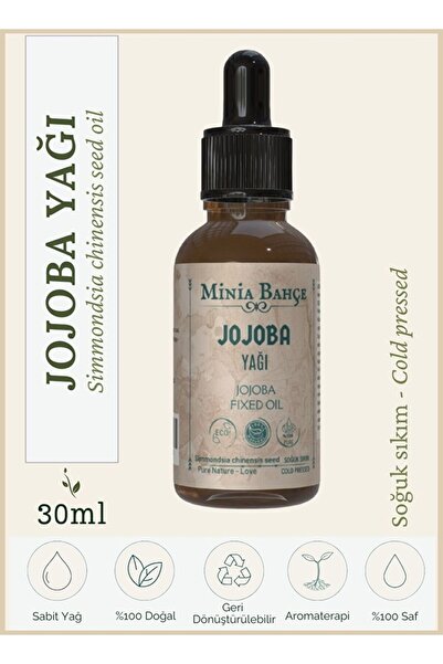 minia bahçe Jojoba oil, 100% pure and natural - 30ml