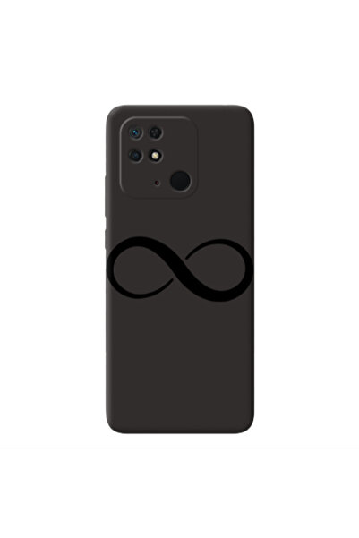 Other Xiaomi Redmi 10C Infinity Black Colored Silicone TPU Θήκη