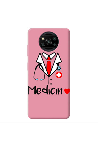 Other Xiaomi Poco X3 /X3 Pro Medicin Pink Colored Silicone TPU Θήκη