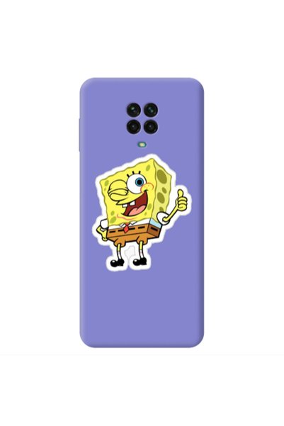Other Xiaomi Redmi Note 9 Pro spongebob2 Purple Colored Silicone TPU Θήκη