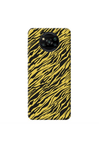 Other Xiaomi Poco X3 Pro Black zebra Yellow Colored Silicone TPU Θήκη
