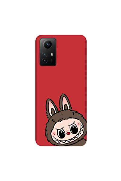 Other Xiaomi Redmi Note 12s Labubu7 Red Colored Silicone TPU Θήκη