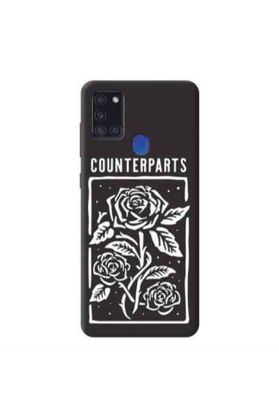 Other Samsung A21S Counterparts Black Colored Silicone TPU Θήκη