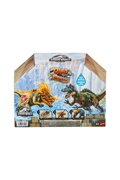 mattel Set figurine de lupta Mattle Dino Reveal Jurassic World, multicolor