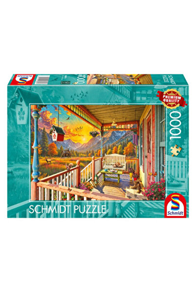 Schmidt puzzle 1000 piese - Verandă montană (58893)