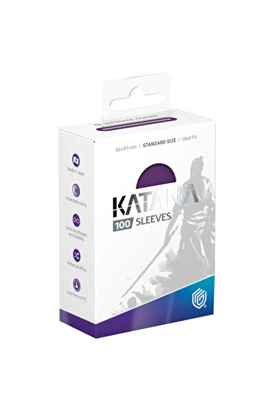 Ultimate Guard Katana Sleeves 100 buc – Iris Bloom – Sleeve-uri standard prem...
