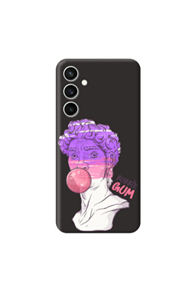 Other Samsung S24 FE Pin Bubble Black Colored Silicone TPU Θήκη