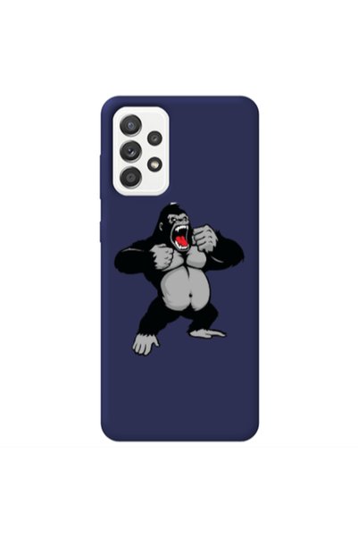 Other Samsung A13 4G Angry Gorilla2 Dark blue Colored Silicone TPU Θήκη