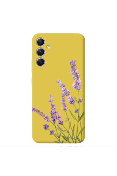 Other Samsung A34 Flowers 8 Yellow Colored Silicone TPU Θήκη