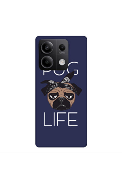 Other Xiaomi Redmi Note 13 5G Pug Life Dark blue Colored Silicone TPU Θήκη